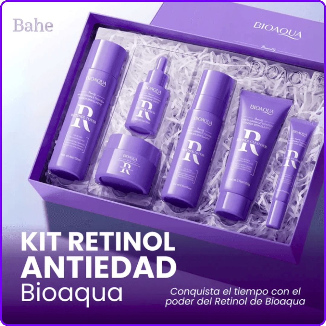 Kit Retinol 6 en 1 + Formula AntiEdad - Bioaqua