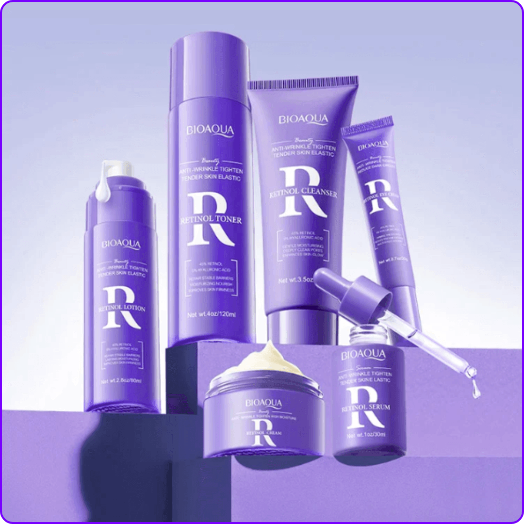 Kit Retinol 6 en 1 + Formula AntiEdad - Bioaqua