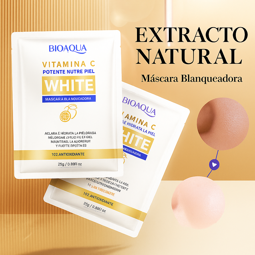 COMBO WHITE™/ CUIDADO FACIAL CON 5 PRODUCTOS + OBSEQUIO