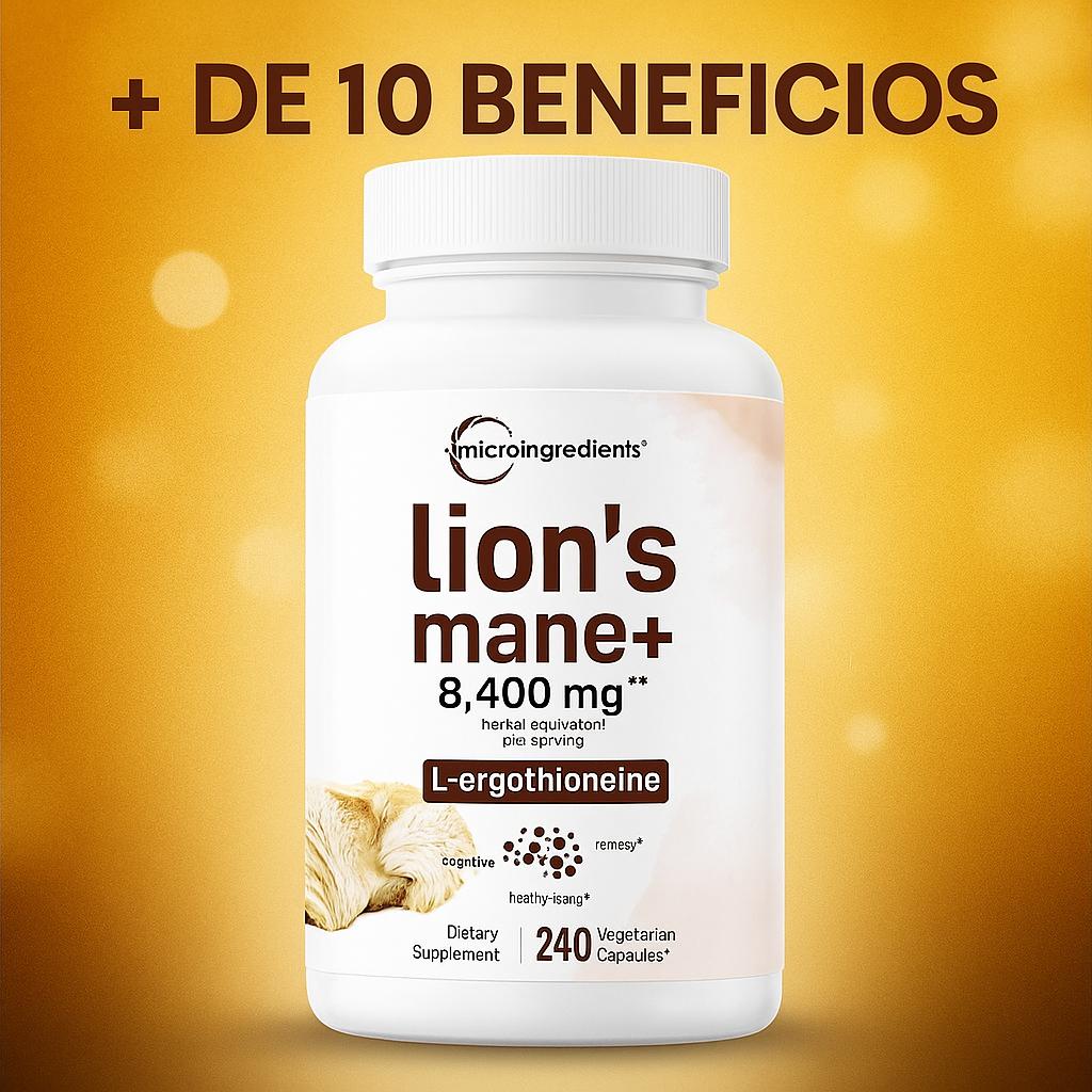 MELENA DE LEÓN CON L-ERGOTIONEÍNA