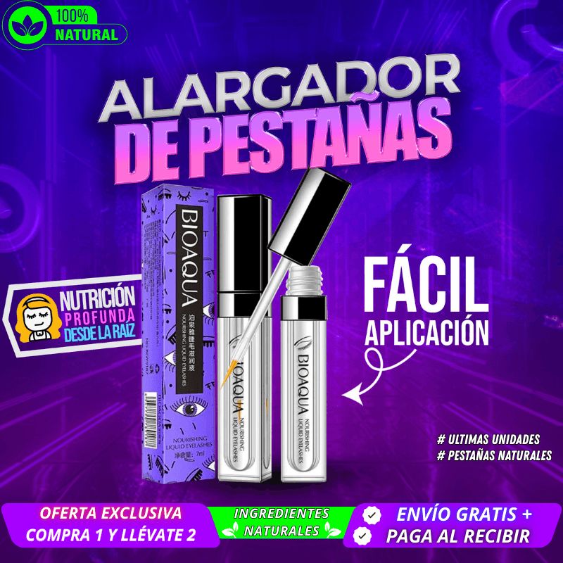 Serum Crecimiento Para Pestañas - BIOAQUA✨ Pack Con 2 Unidades - Pixel For You